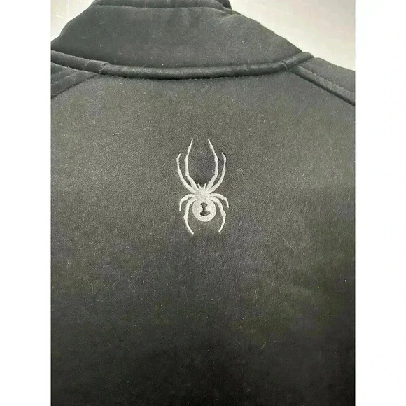 Spyder Fleece Women’s L Black Sweater  Jacket Full Zip - Picture 5 of 11